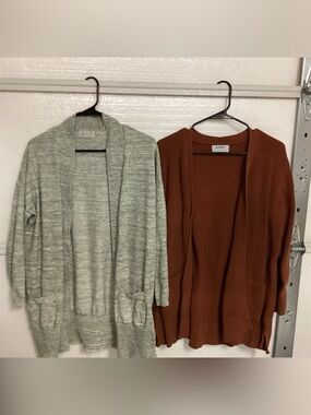 2 cardigan, sweaters size large